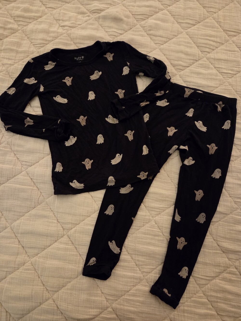 Kyte Baby Bamboo Pajamas - Boo Ghost Halloween Print